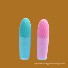 Stocked Wholesale electric Food grade silicone Exfoliate facial cleansing brush,Pore Cleaner